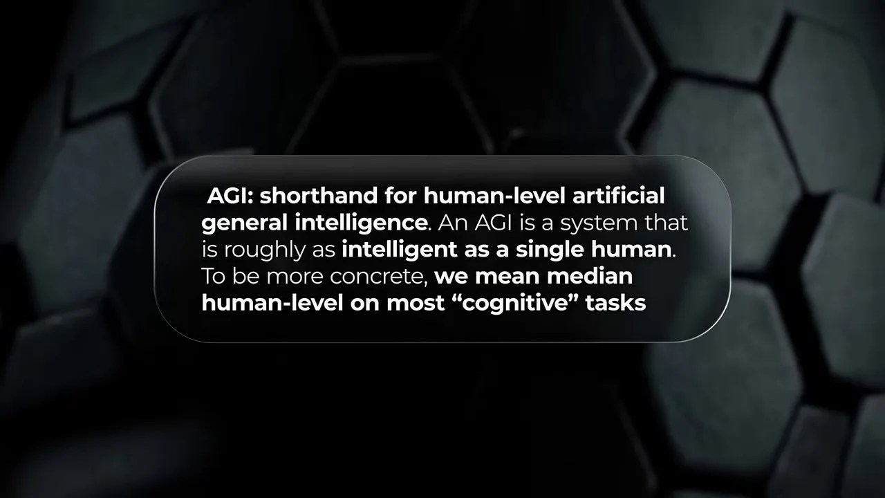 AGI represented as median human cognitive level