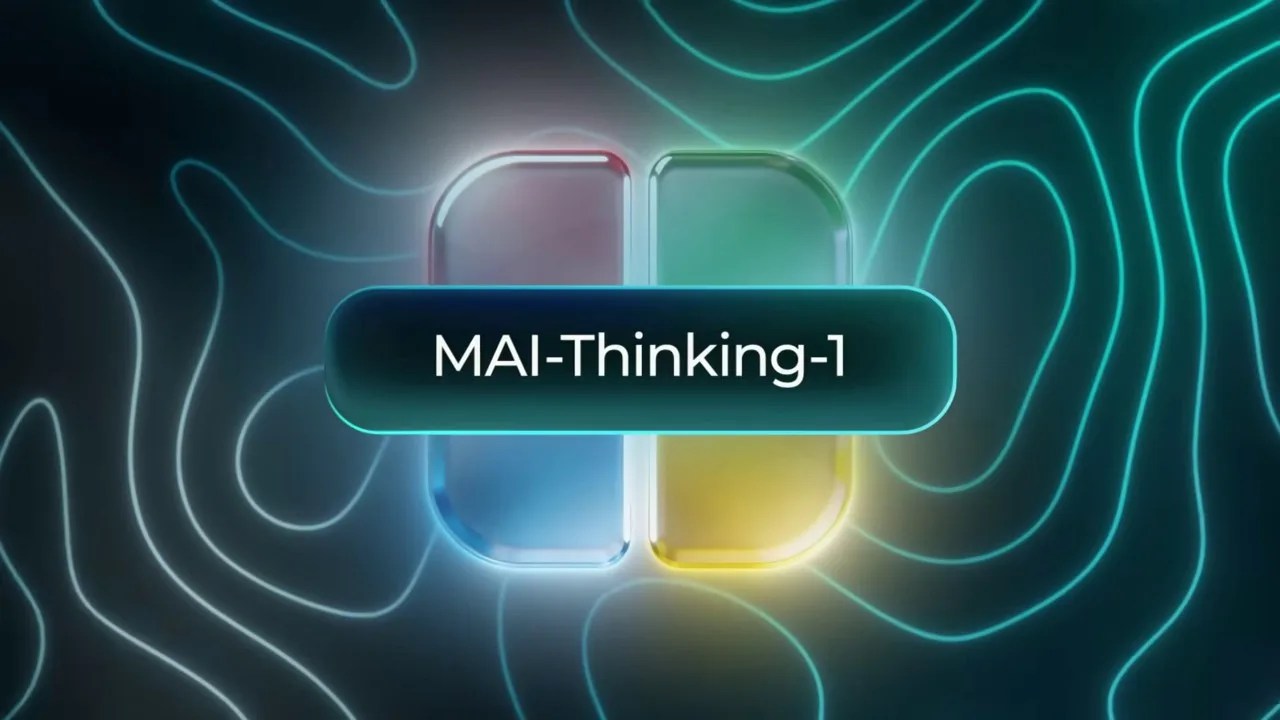 Architectural diagram and technical specifications of MAI Thinking One
