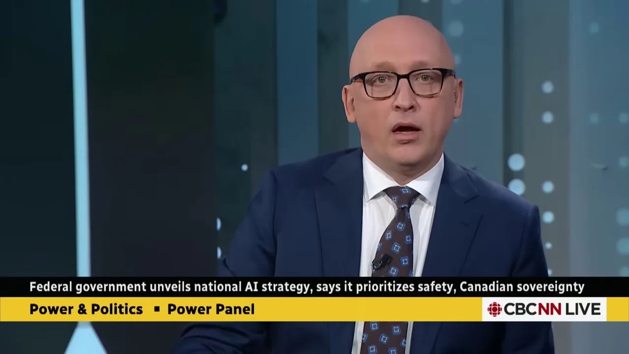 CBC Power & Politics panel discussing the AI strategy