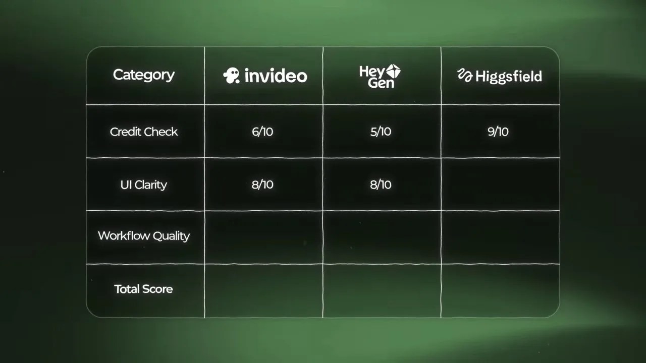 Comparison of AI video agent user interfaces and progress tracking