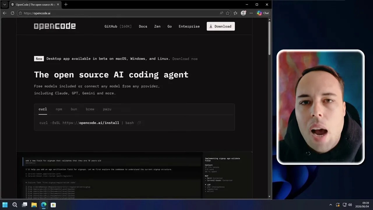 Disclaimer warning about running automated AI agents in a Virtual Machine environment