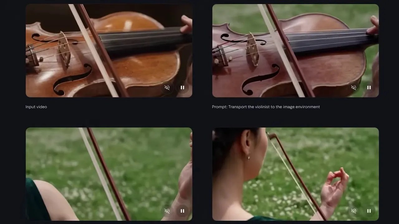 Gemini Omni Flash real-time video editing demo showing natural language guided transformations