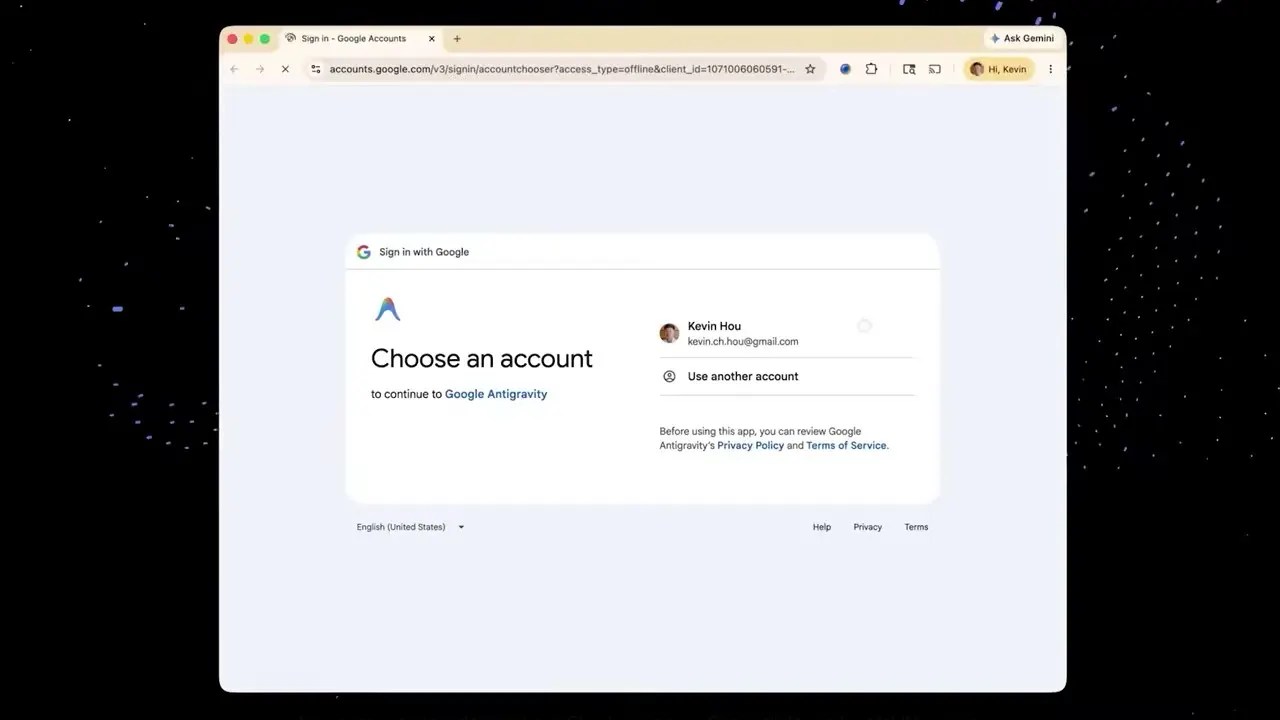 Anti-gravity 2.0 Desktop Application interface displaying managed autonomous AI agents