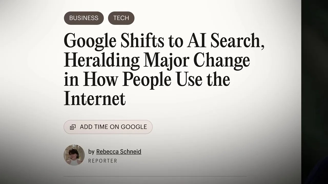 Google Search Console interface showing the toggle to block AI Overviews from scraping content