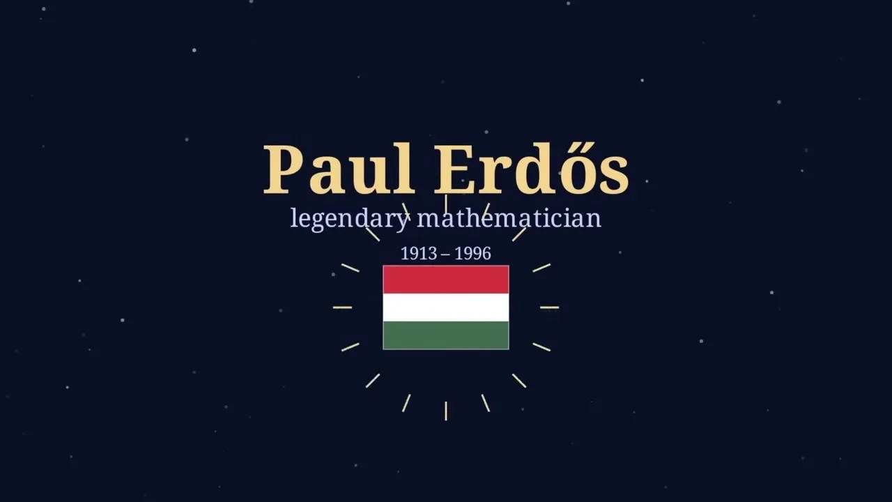 Legendary mathematician Paul Erdős and his unsolved mathematical problems