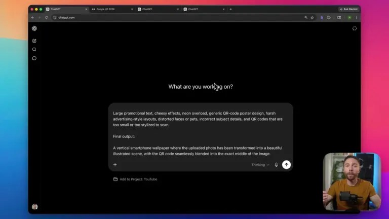 Live demo of the mobile user interface showcasing context-aware features and split-screen assistance