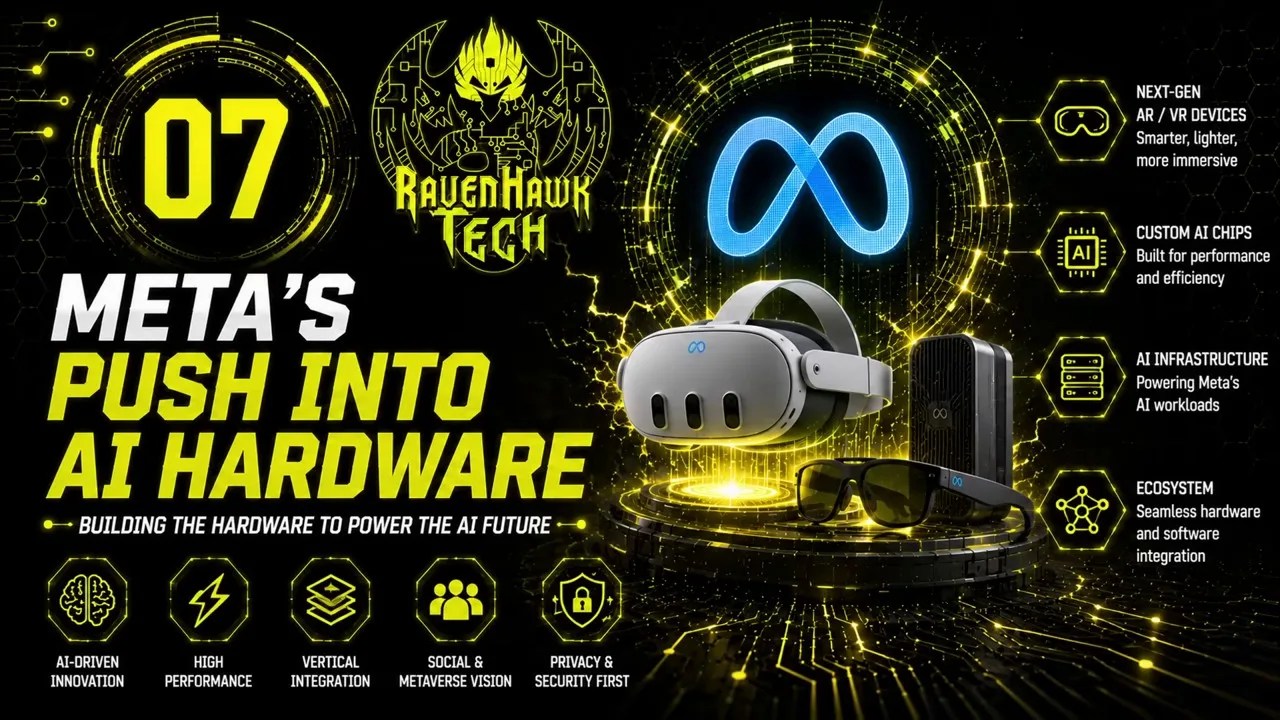 Meta's custom silicon chips and smart wearable hardware ecosystem