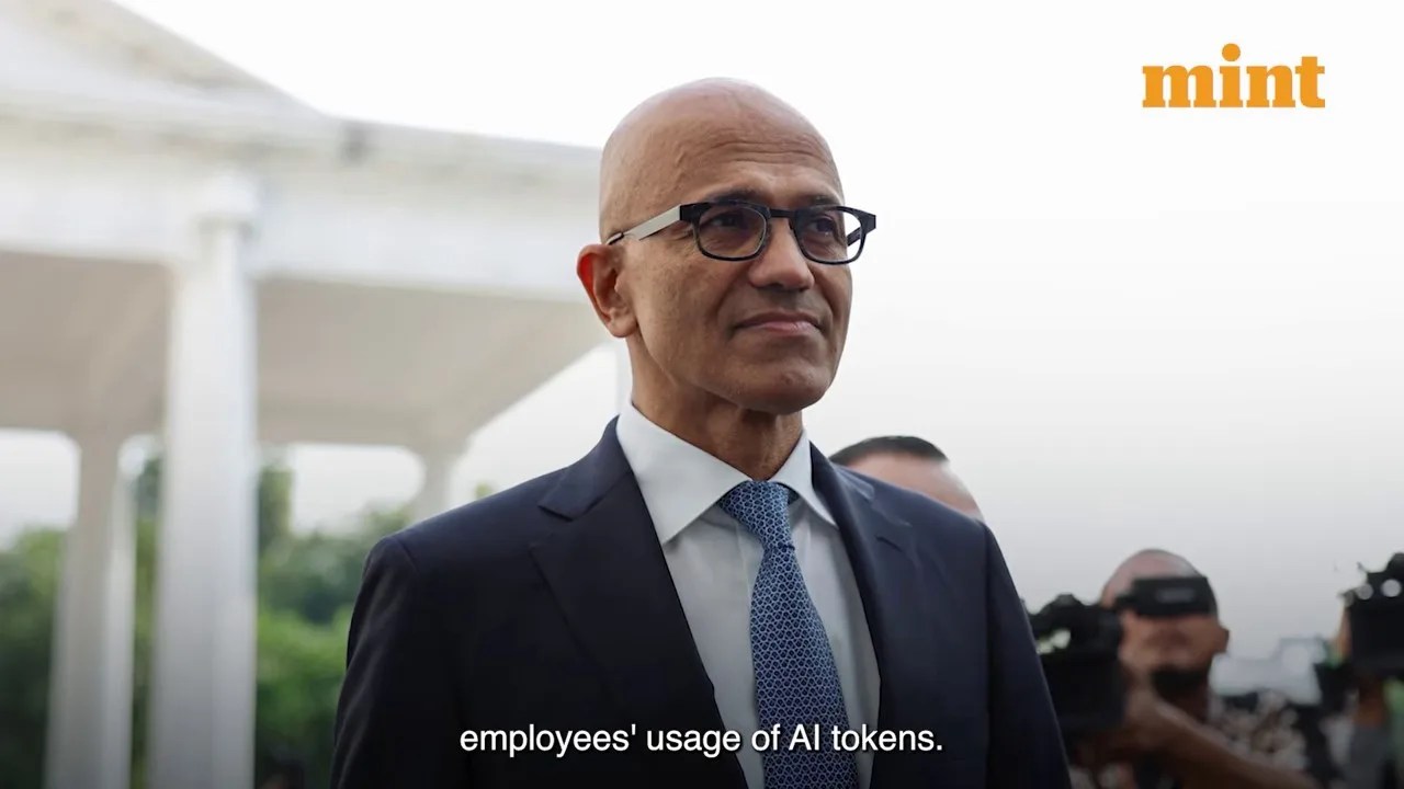 Slide showing major companies like Uber, Microsoft, and Amazon restricting AI budgets