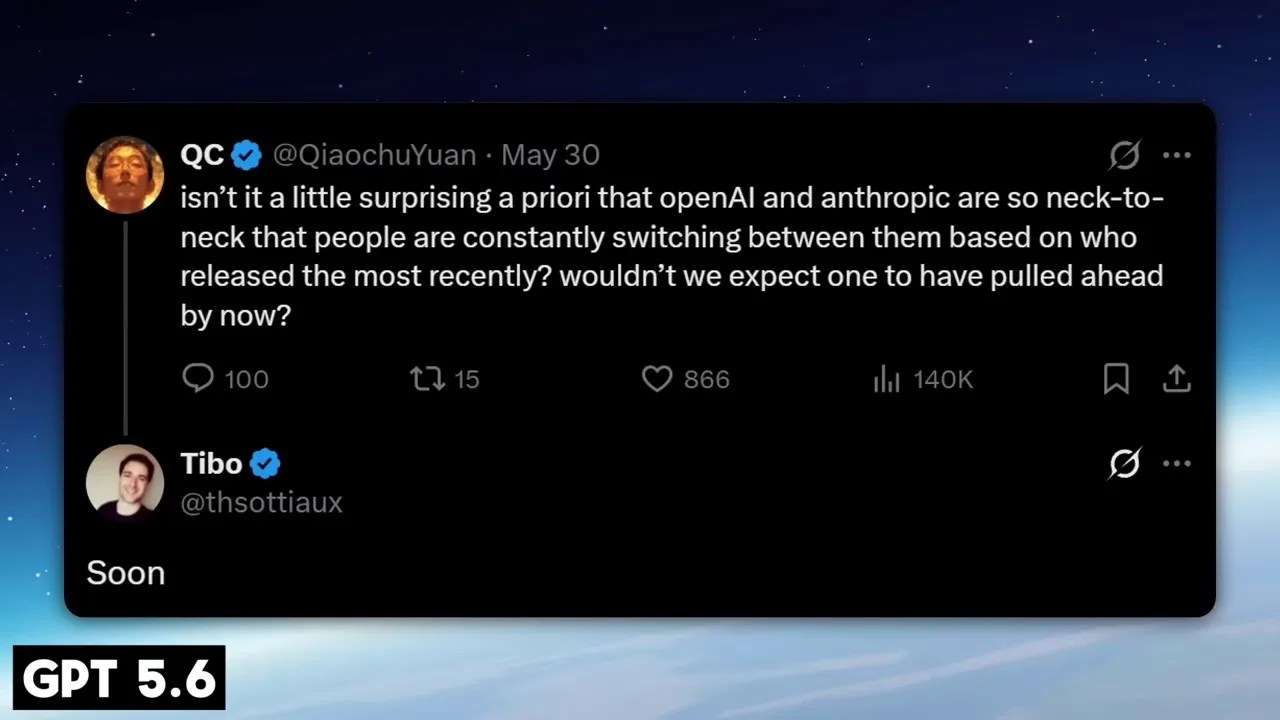 Tibor Blaho's cryptic 'Soon' reply on X